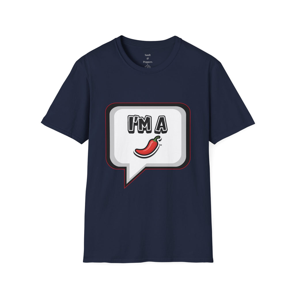 Black Chat Bubble "I'm A Pepper" T-Shirt