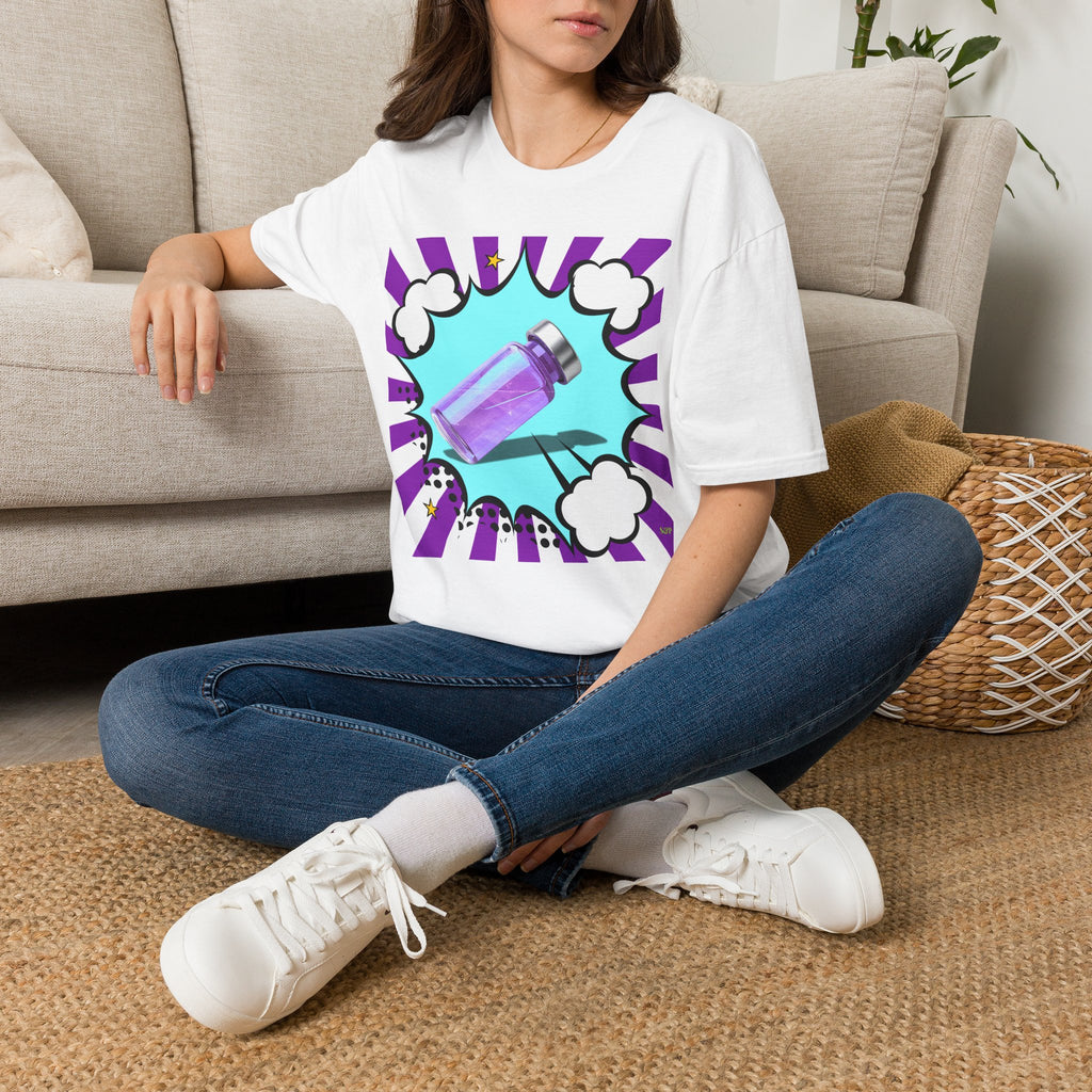 Purple Vial Pop Art T-Shirt