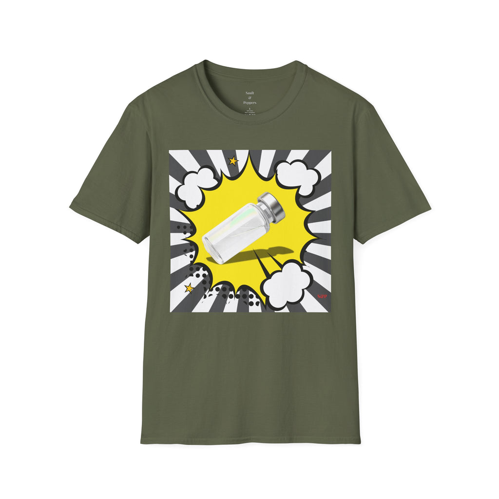 Clear Vial Pop Art T-Shirt — Retro