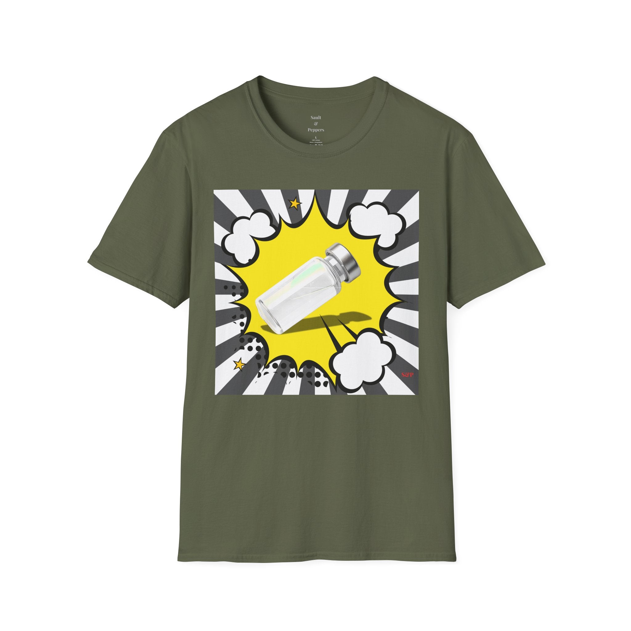 Clear Vial Pop Art T-Shirt — Retro