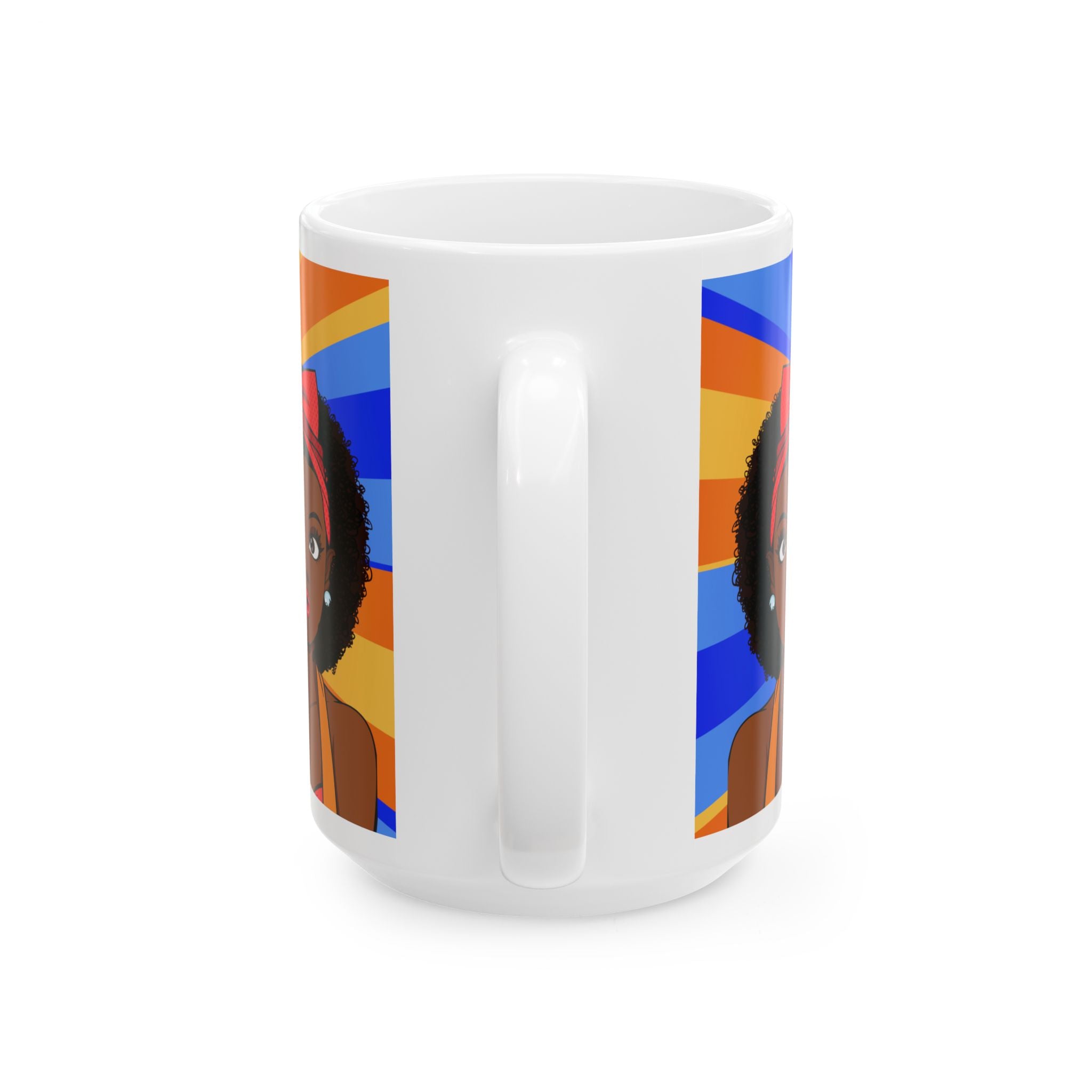 “Who y’all Vandor?” Black Girl Pop Art Mug (11oz/15oz)