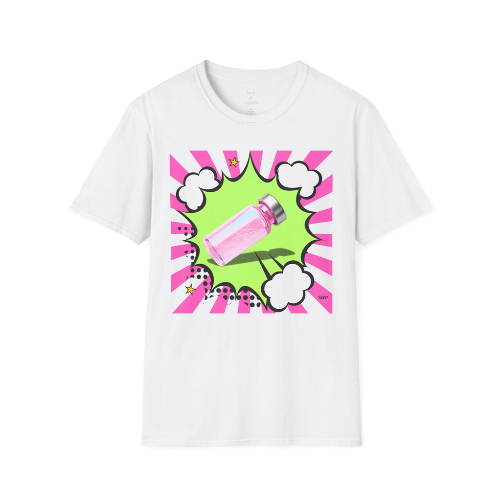 Pink Vial Pop Art T-Shirt