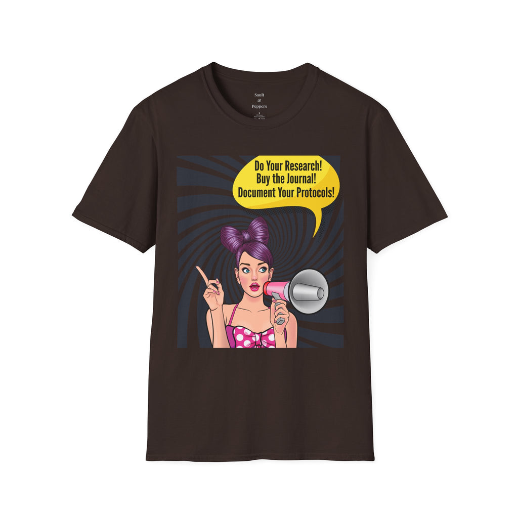 Research Protocols PSA Pop Art T-Shirt