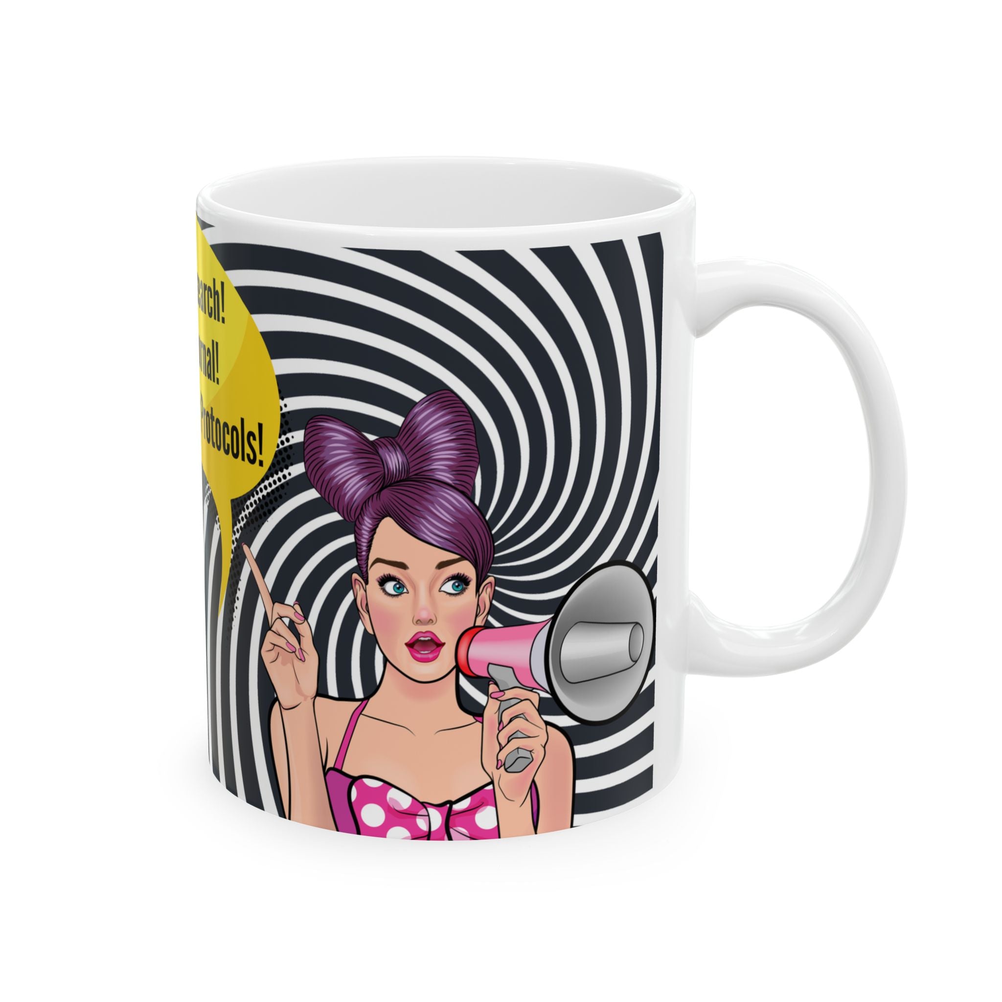 Do Your Research! Buy the Journal Pop Art Mug (11oz, 15oz)
