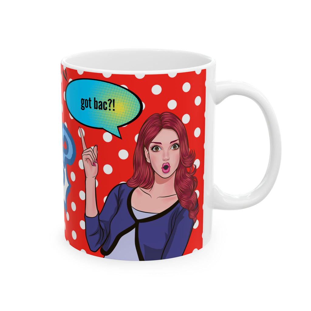"got bac?" Pop Art Polka Dot Mug (11oz, 15oz)