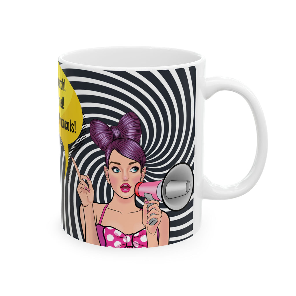 Do Your Research! Buy the Journal Pop Art Mug (11oz, 15oz)