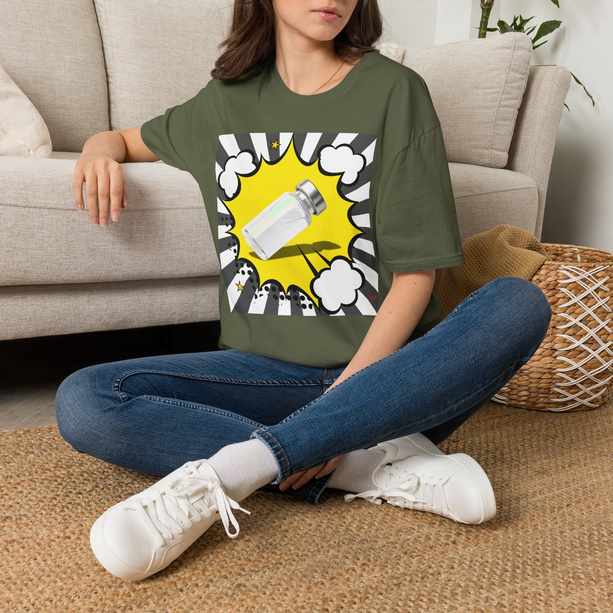 Clear Vial Pop Art T-Shirt — Retro
