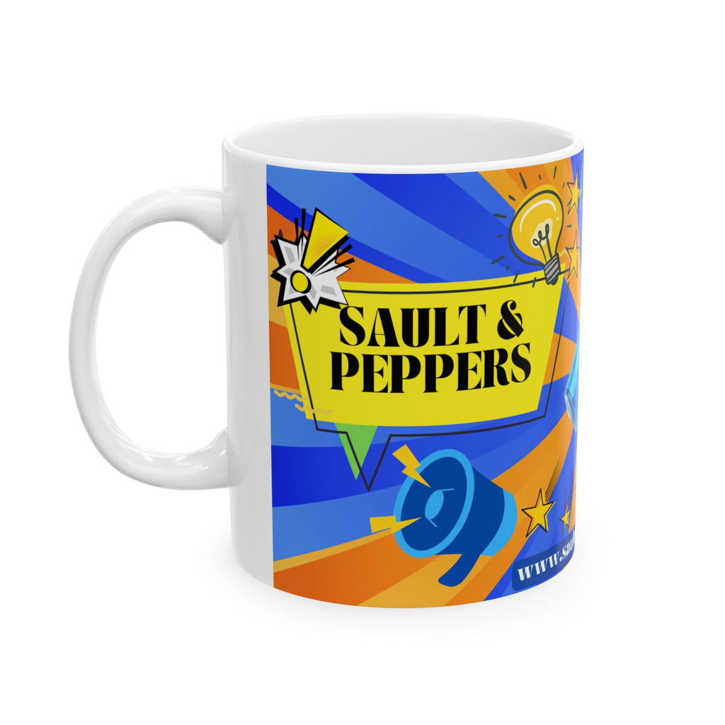 Sault & Peppers Branded Ceramic Coffee Mug (11oz/15oz)