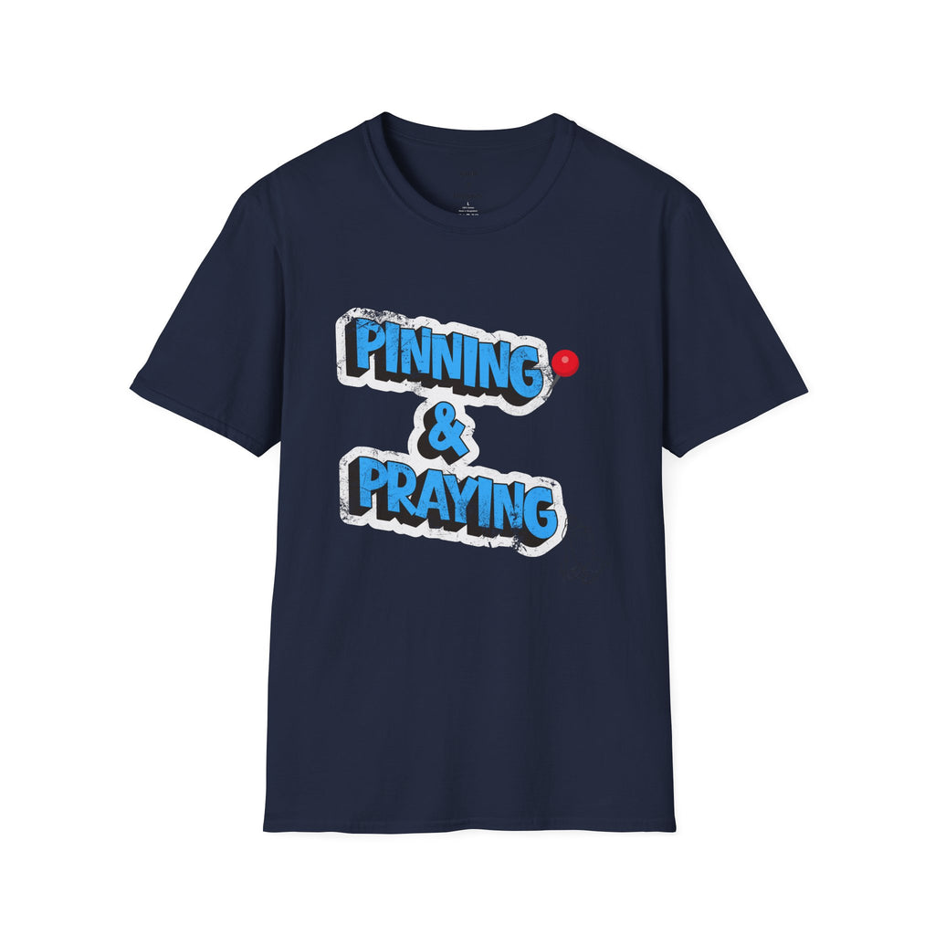 Pinning & Praying T-shirt Blue/Yellow