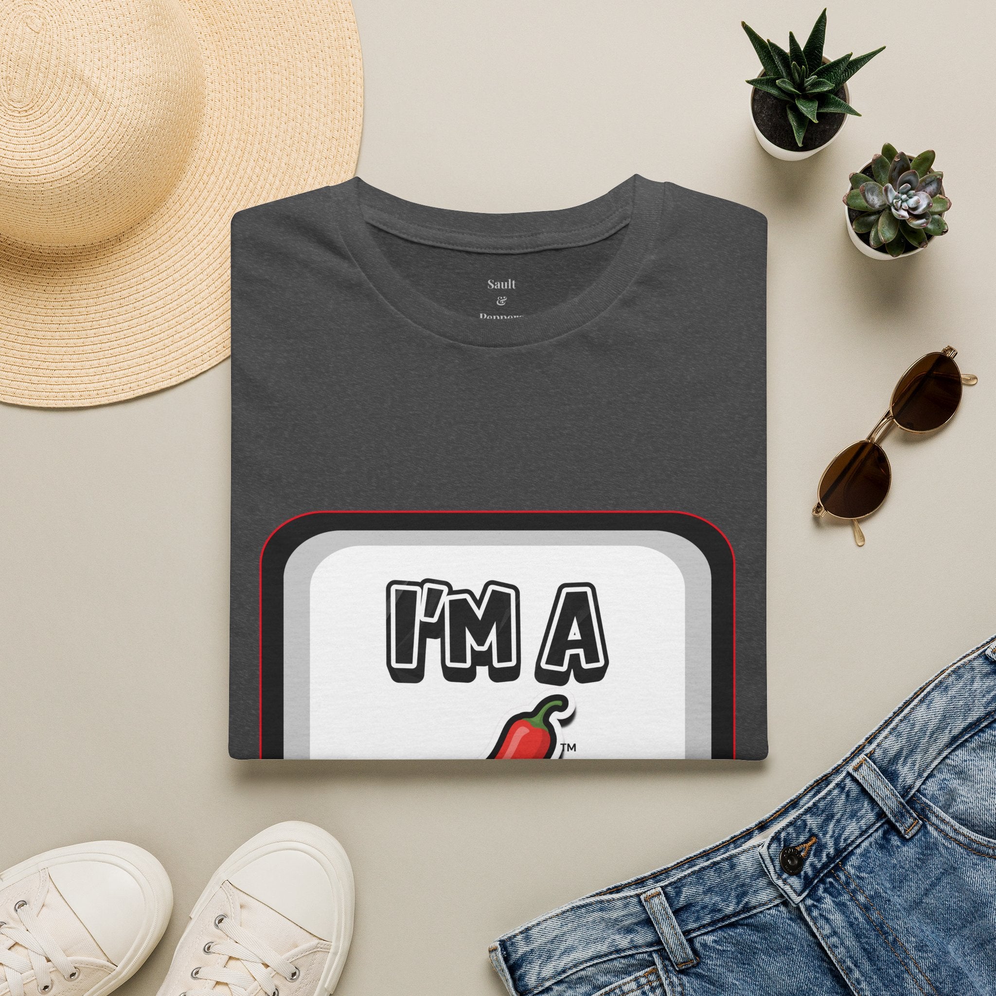 Black Chat Bubble "I'm A Pepper" T-Shirt