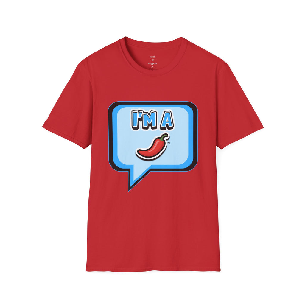 Blue Chat Bubble “I’m A Pepper” T-Shirt