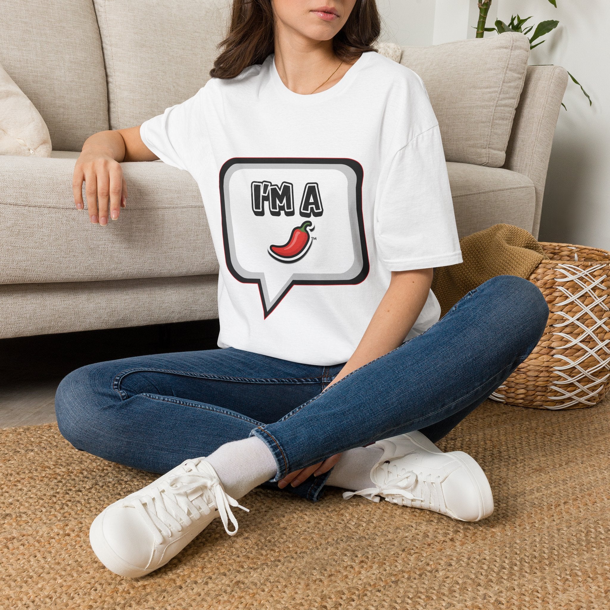 Black Chat Bubble "I'm A Pepper" T-Shirt
