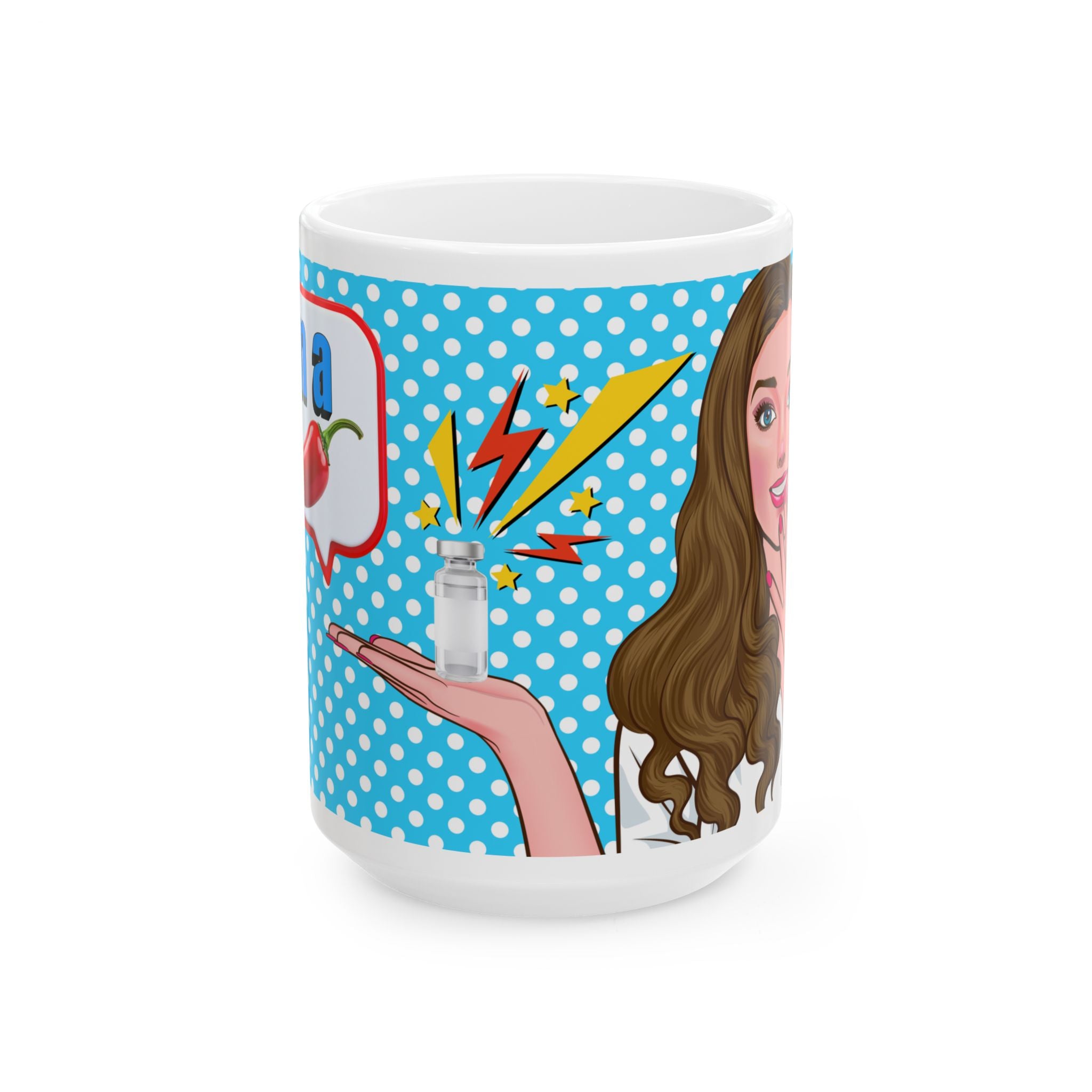 I'm a Pepper Pop Art Polka Dot Mug (11oz/15oz)