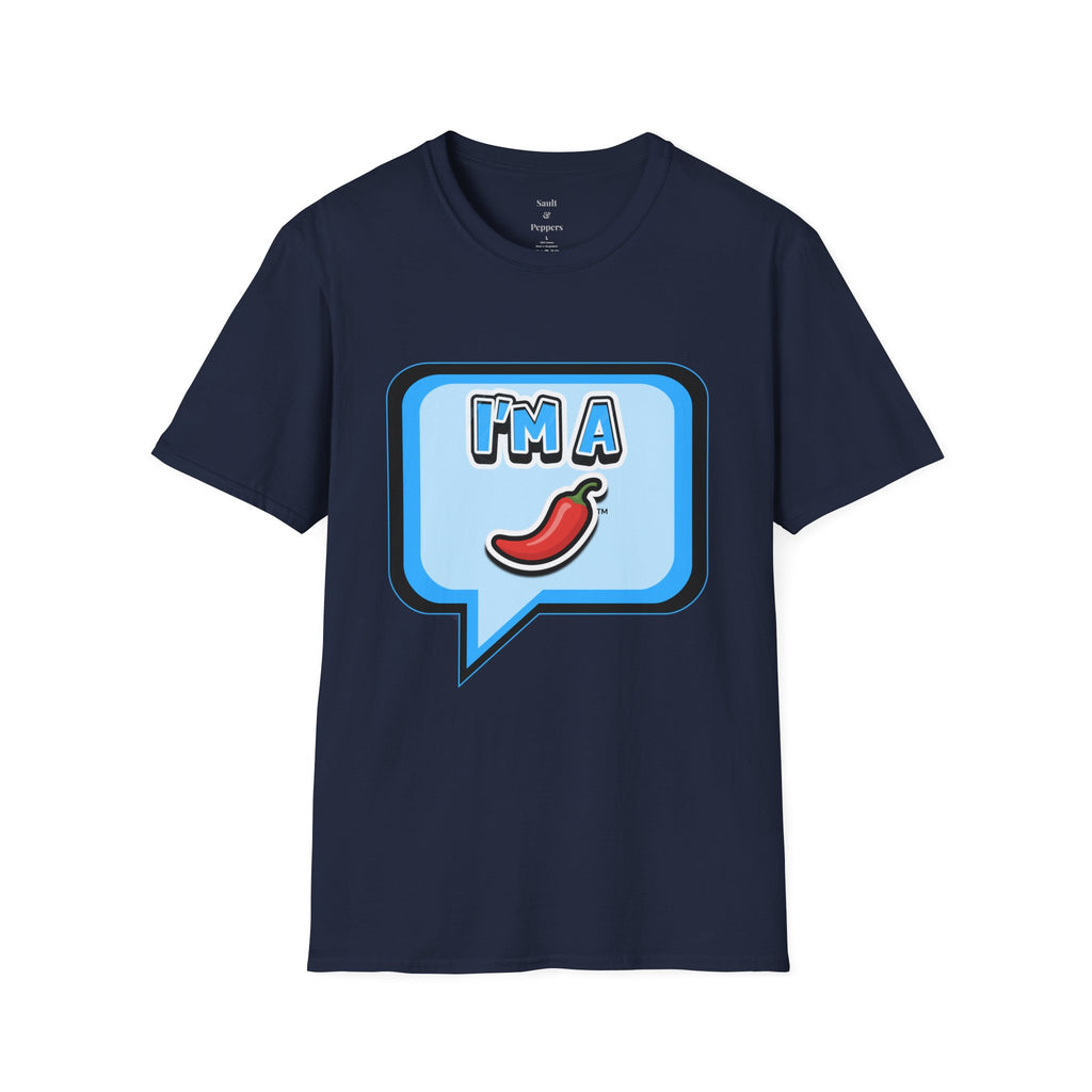 Blue Chat Bubble “I’m A Pepper” T-Shirt