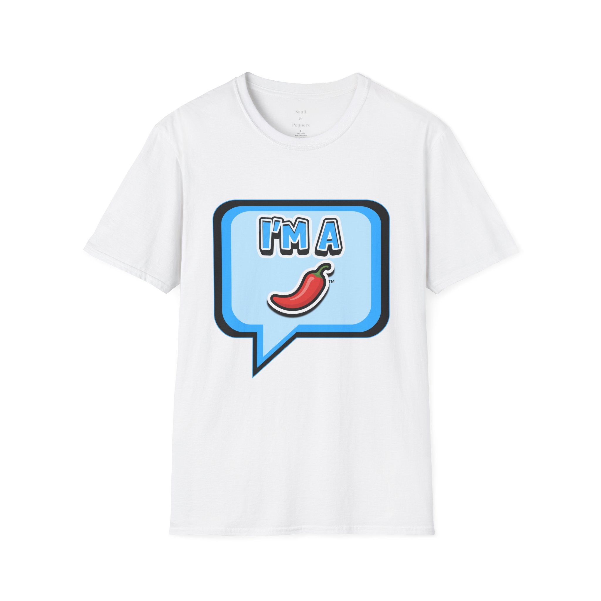 Blue Chat Bubble “I’m A Pepper” T-Shirt