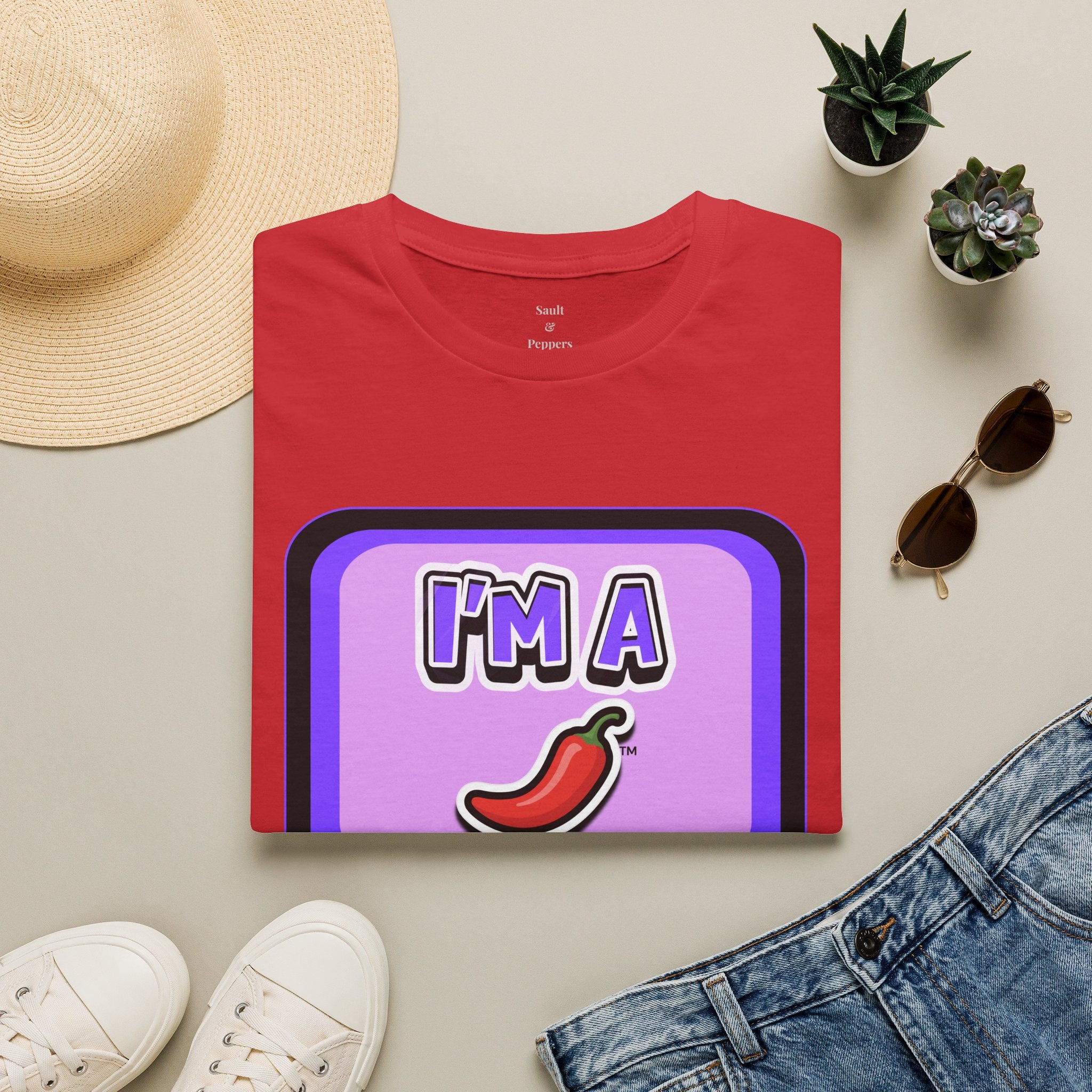 Purple "I’m A Pepper" Bubble Chat T-Shirt