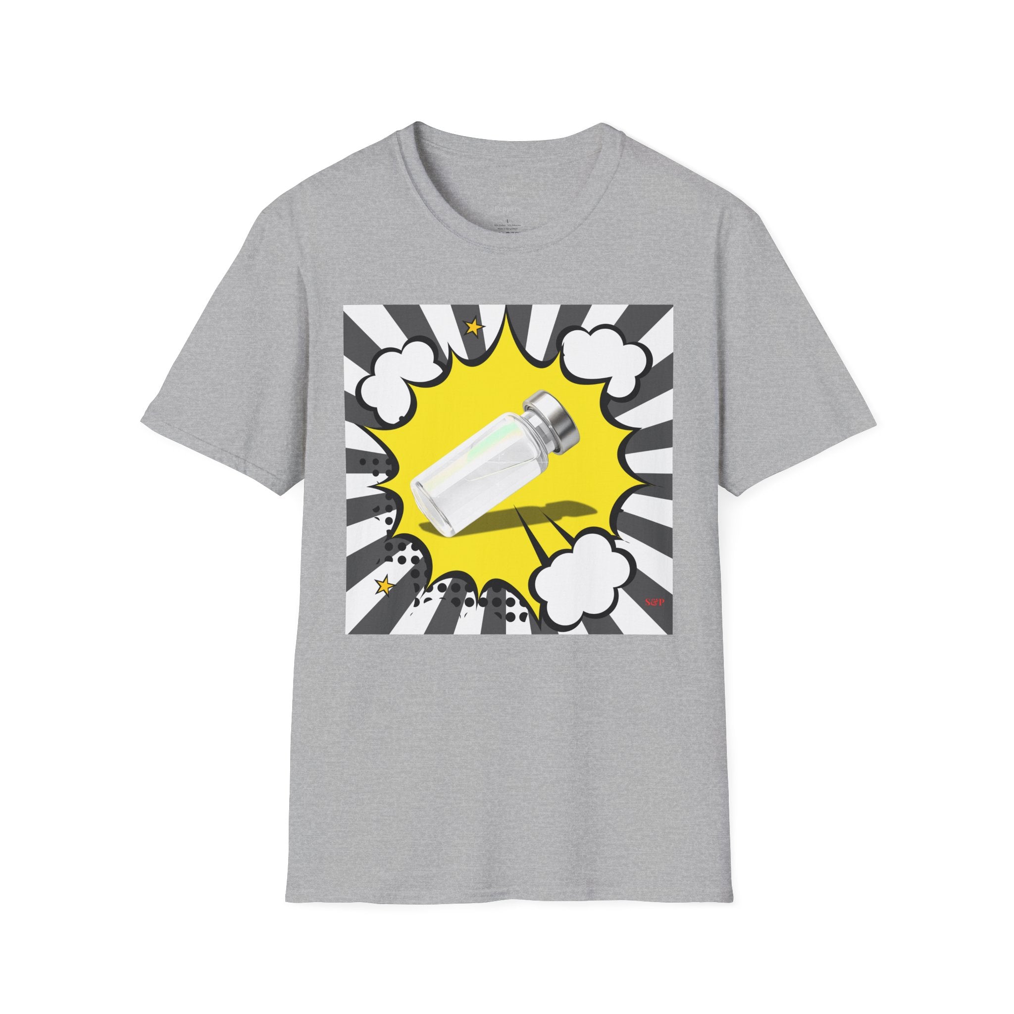 Clear Vial Pop Art T-Shirt — Retro