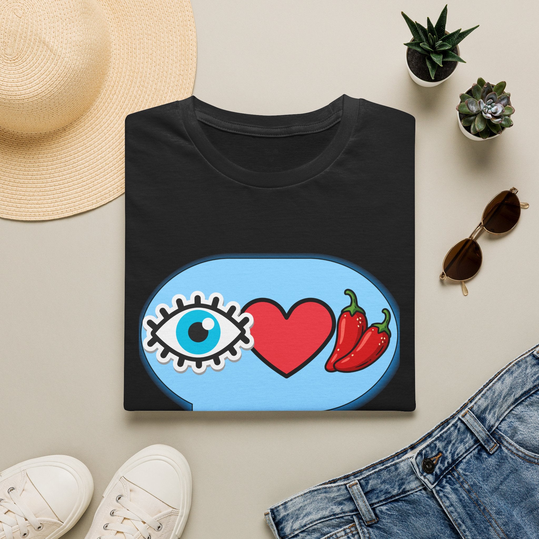 Blue Eye Love Peppers T-Shirt