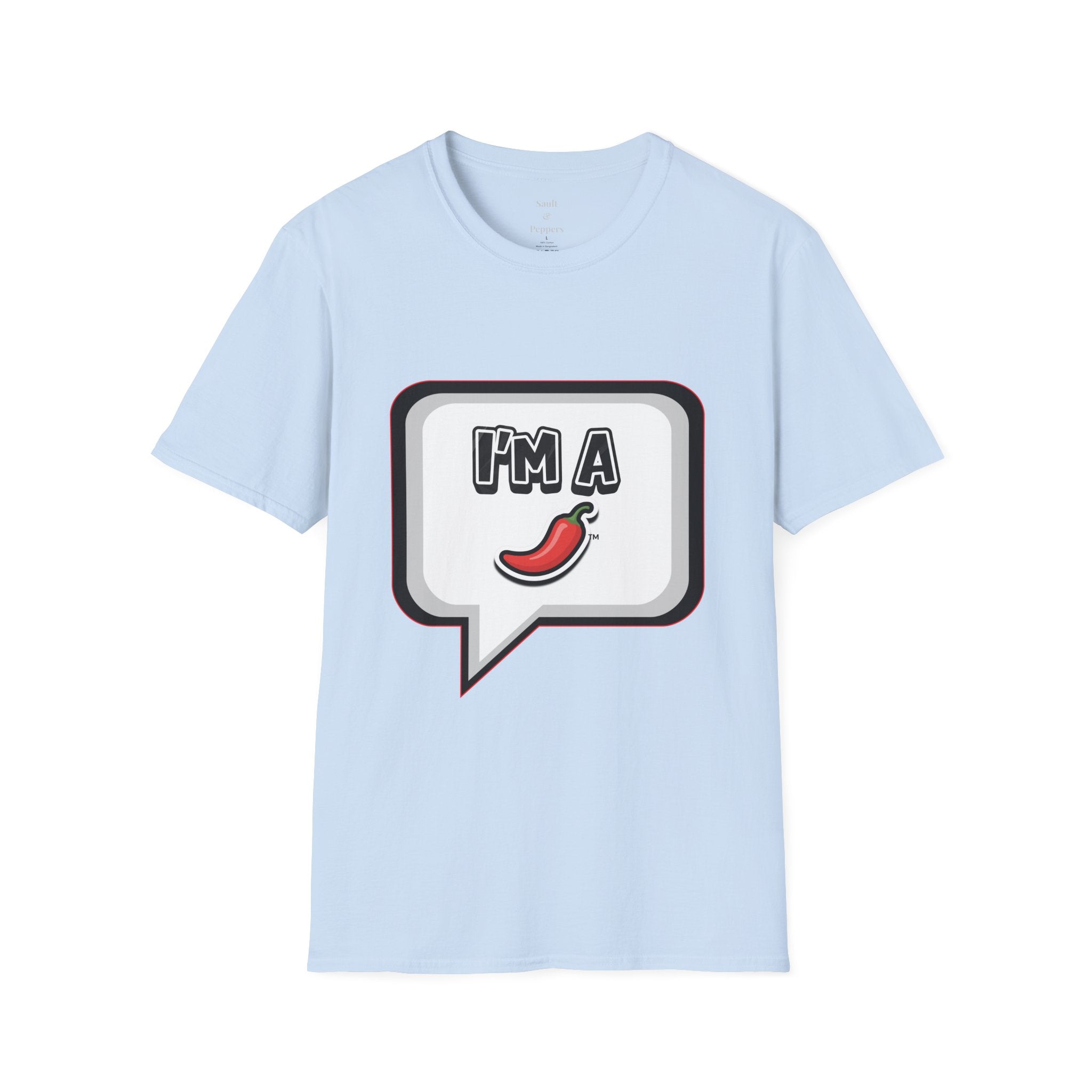 Black Chat Bubble "I'm A Pepper" T-Shirt
