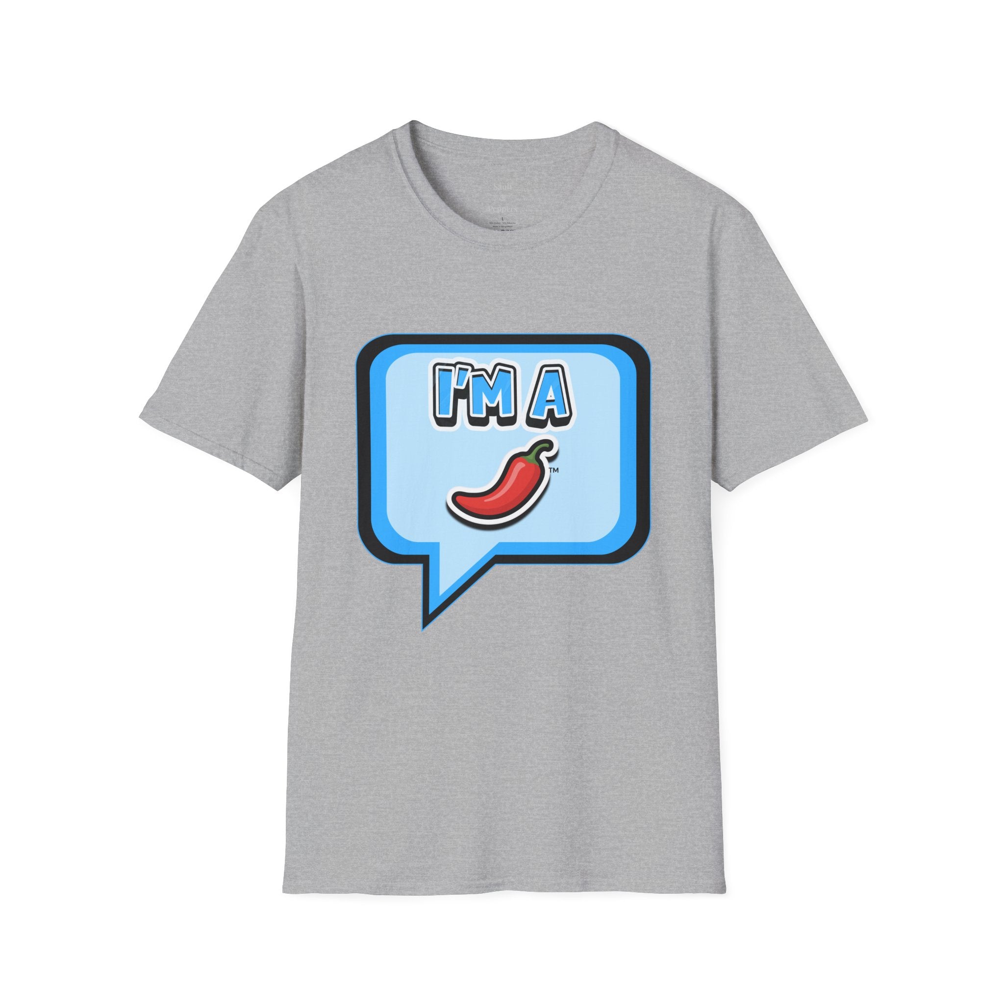 Blue Chat Bubble “I’m A Pepper” T-Shirt