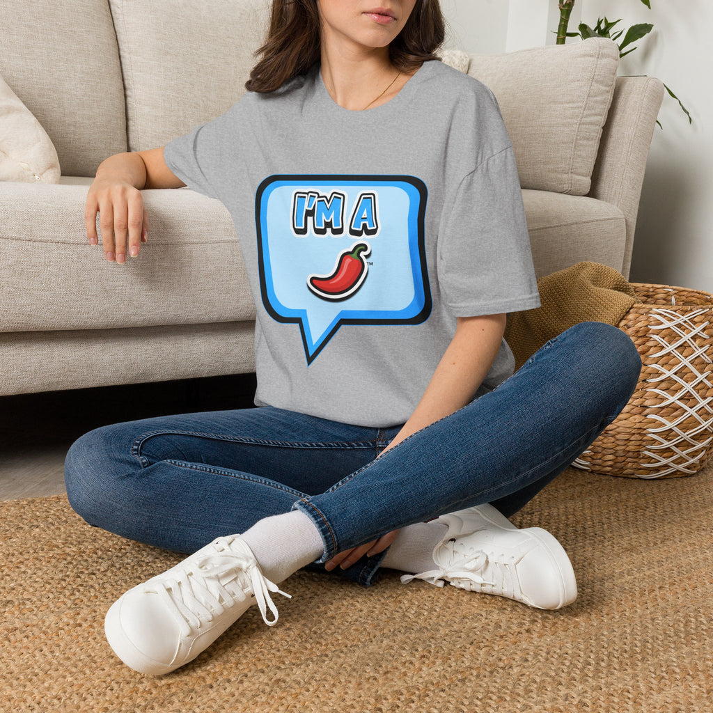 Blue Chat Bubble “I’m A Pepper” T-Shirt