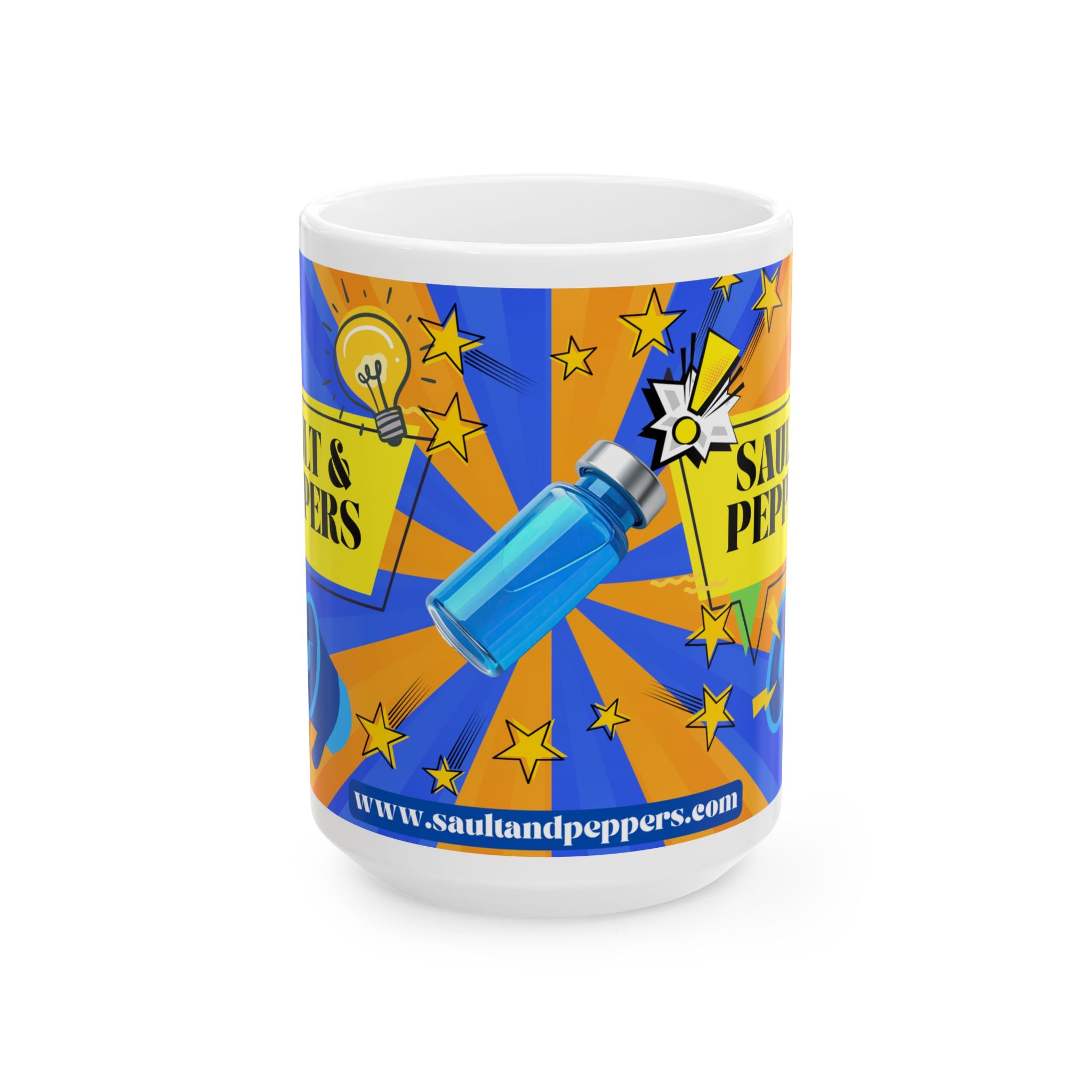 Sault & Peppers Branded Ceramic Coffee Mug (11oz/15oz)