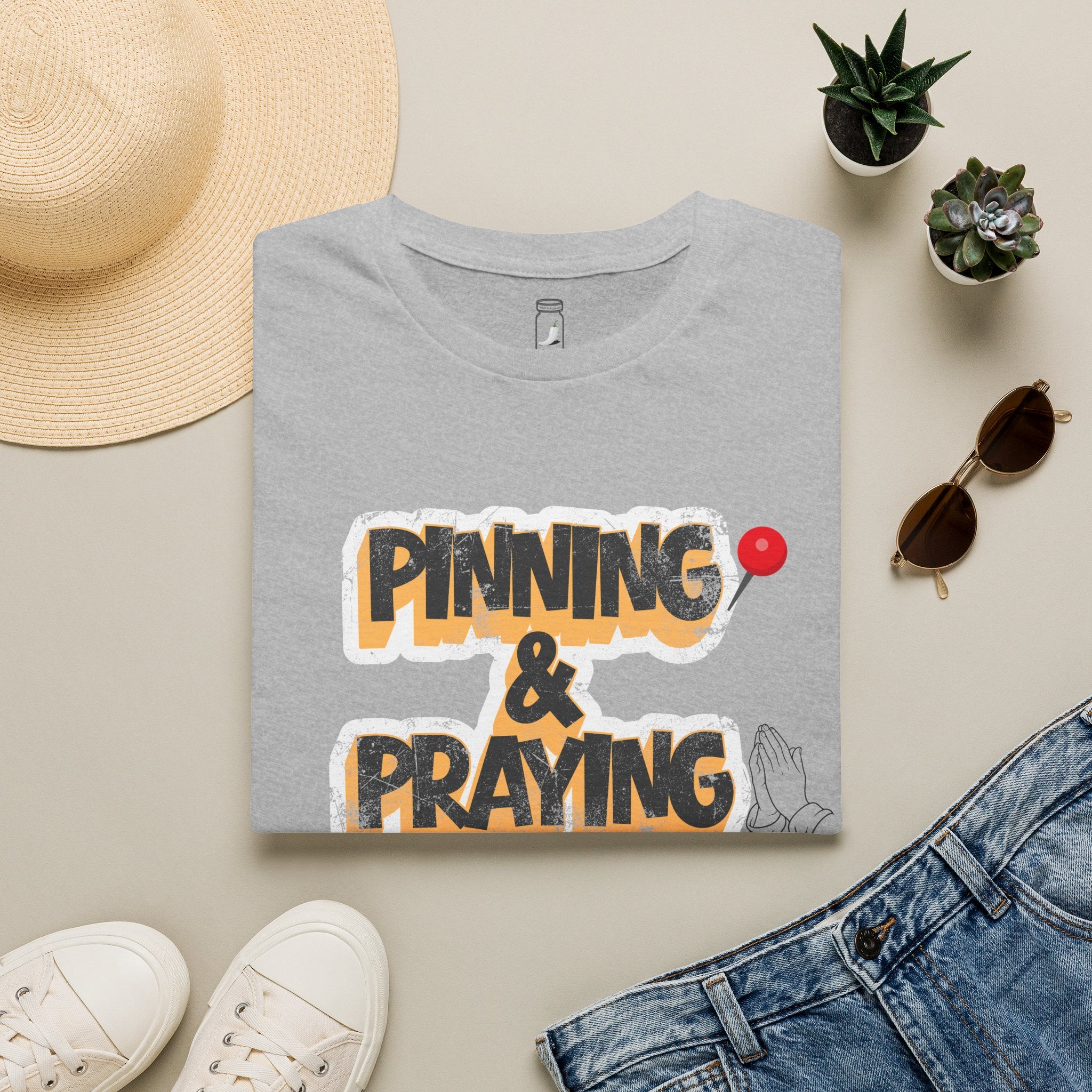 Pinning & Praying T-Shirt Blk/Yellow