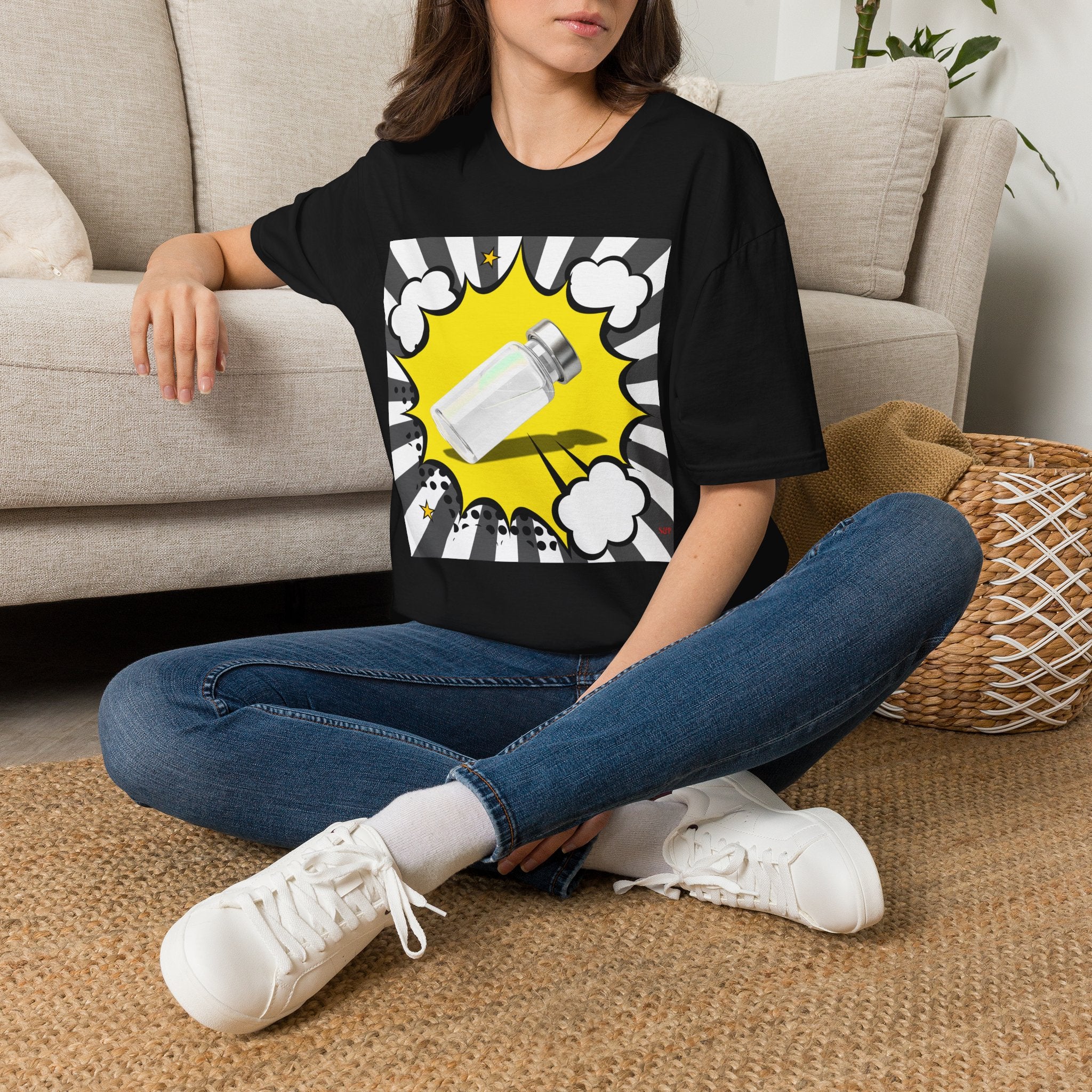 Clear Vial Pop Art T-Shirt — Retro