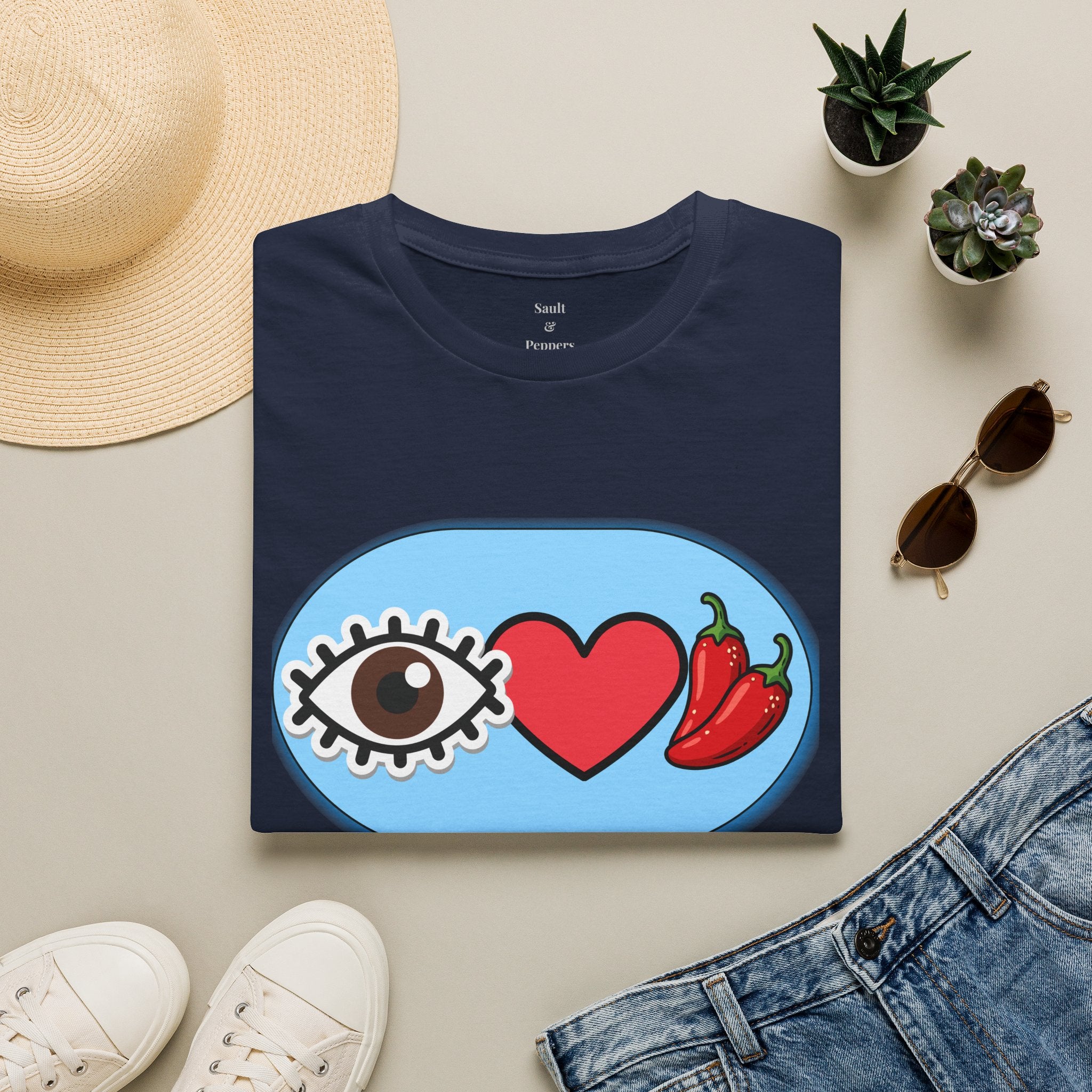 Brown Eye Love Peppers T-Shirt