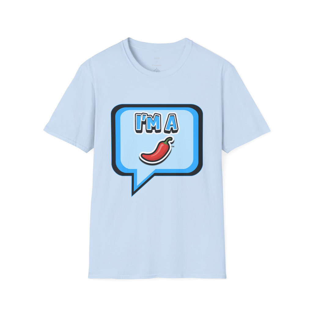 Blue Chat Bubble “I’m A Pepper” T-Shirt