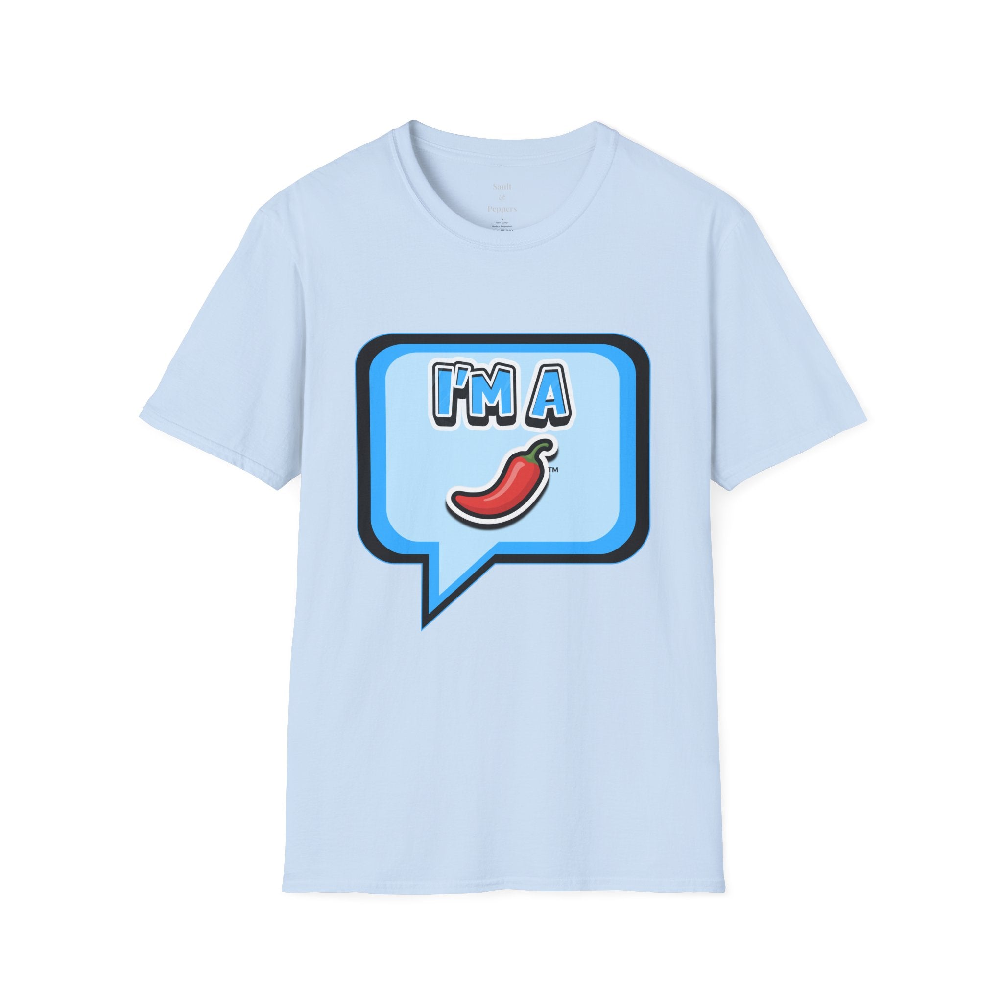 Blue Chat Bubble “I’m A Pepper” T-Shirt