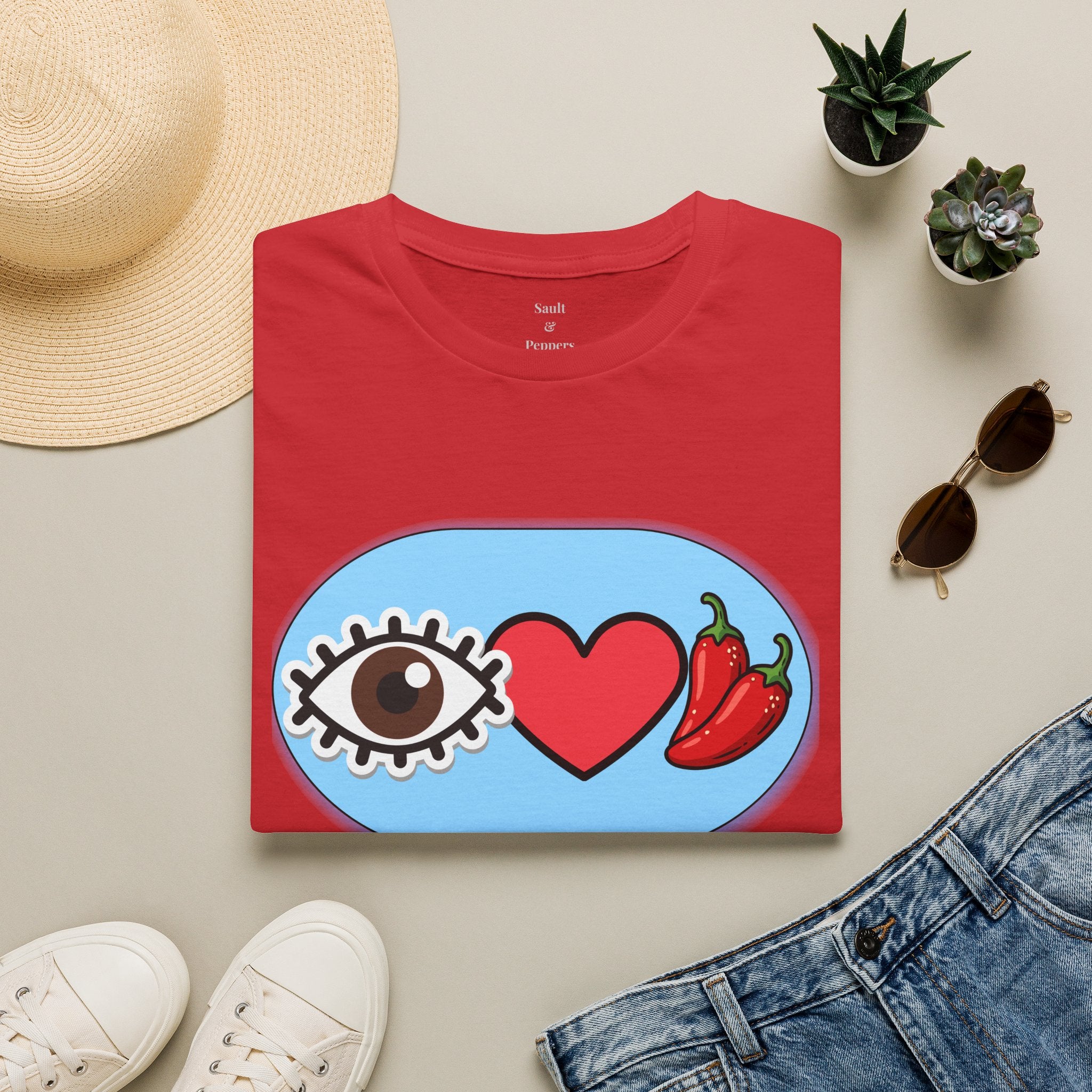 Brown Eye Love Peppers T-Shirt