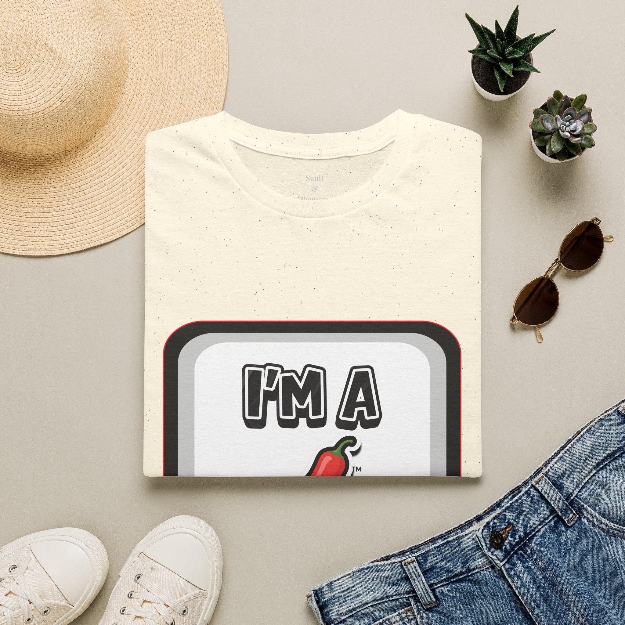 Black Chat Bubble "I'm A Pepper" T-Shirt