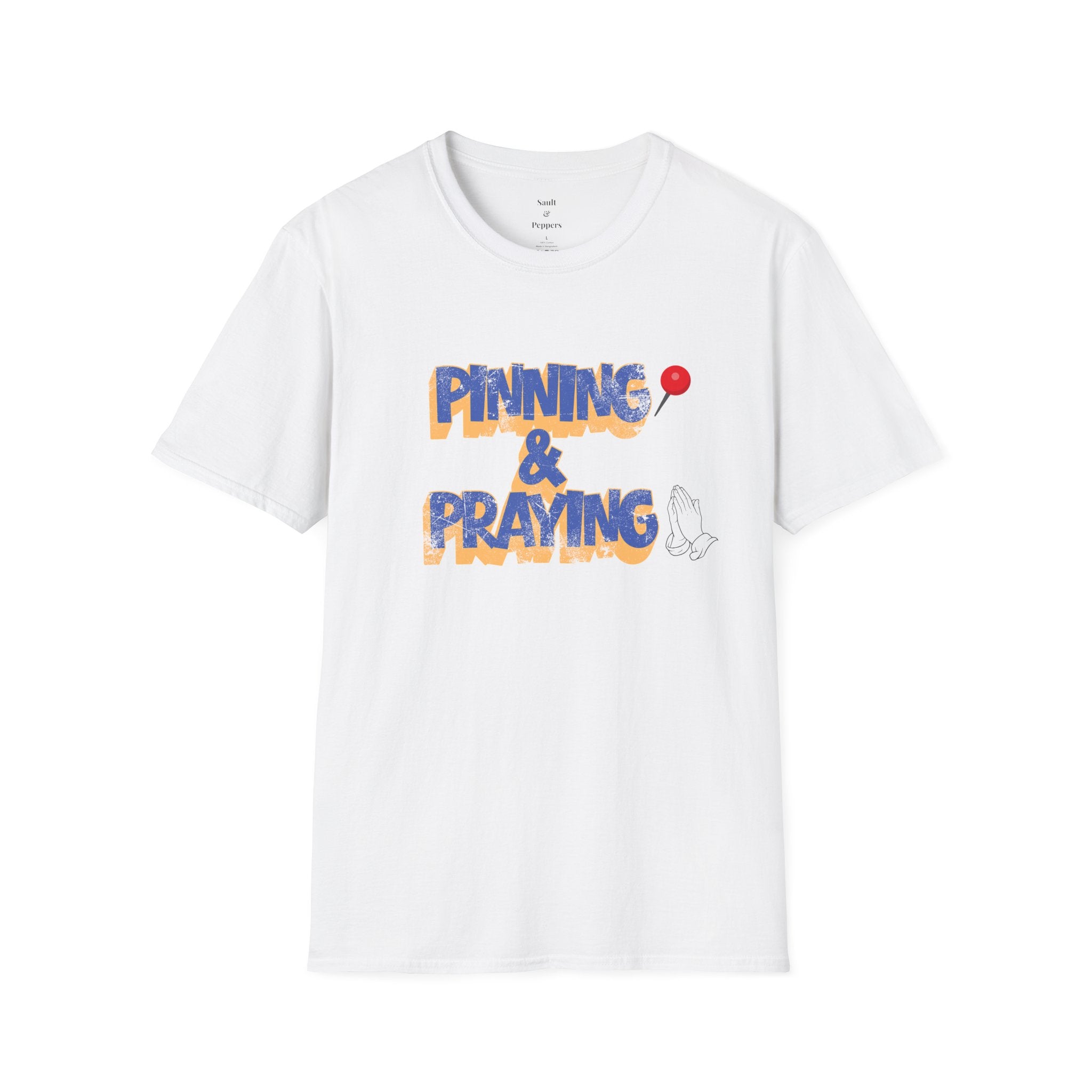Pinning & Praying Blue/Yellow T-Shirt