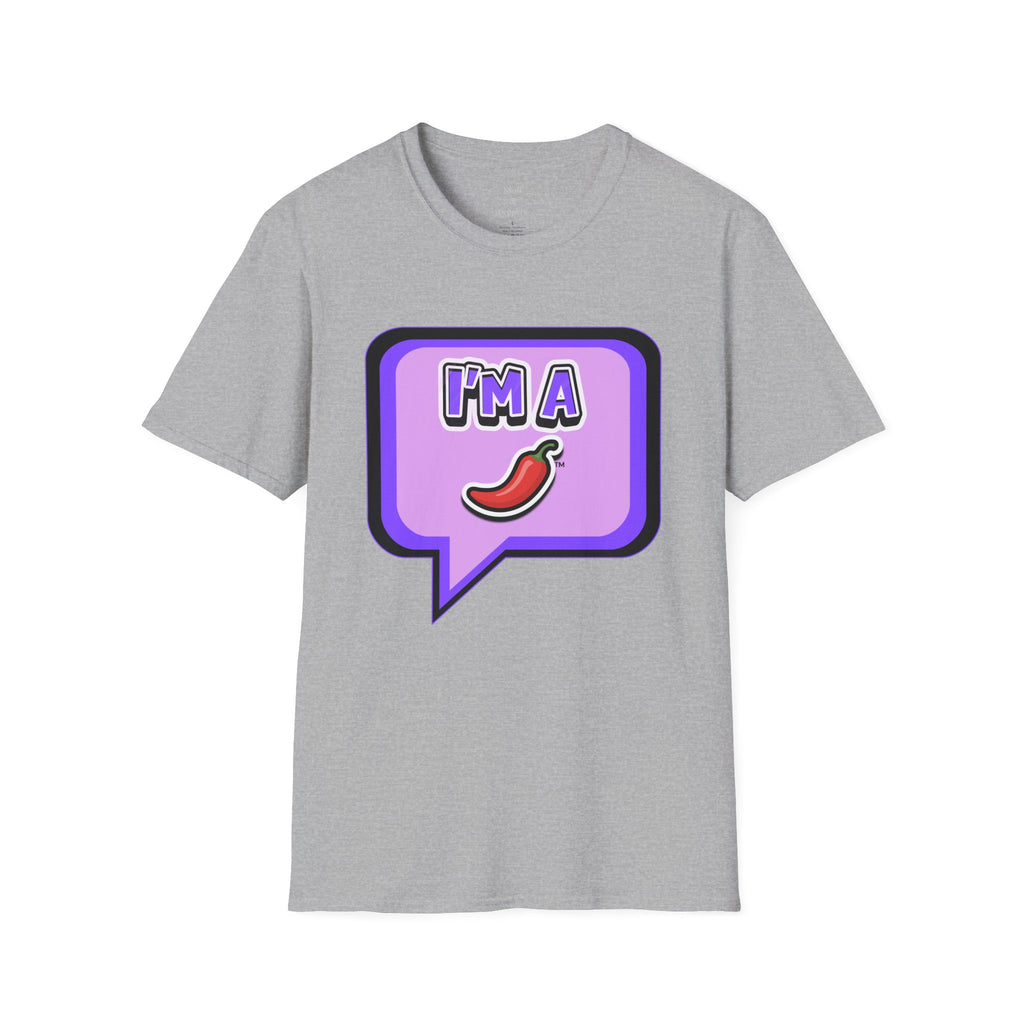 Purple "I’m A Pepper" Bubble Chat T-Shirt