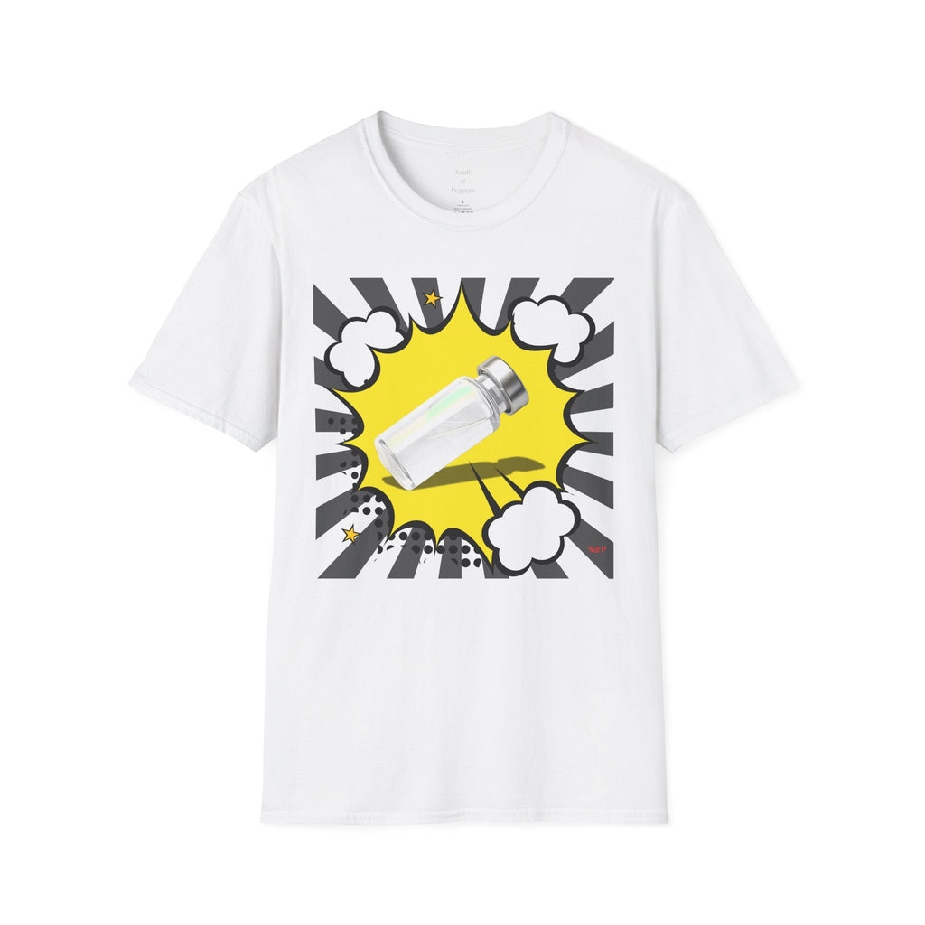 Clear Vial Pop Art T-Shirt — Retro