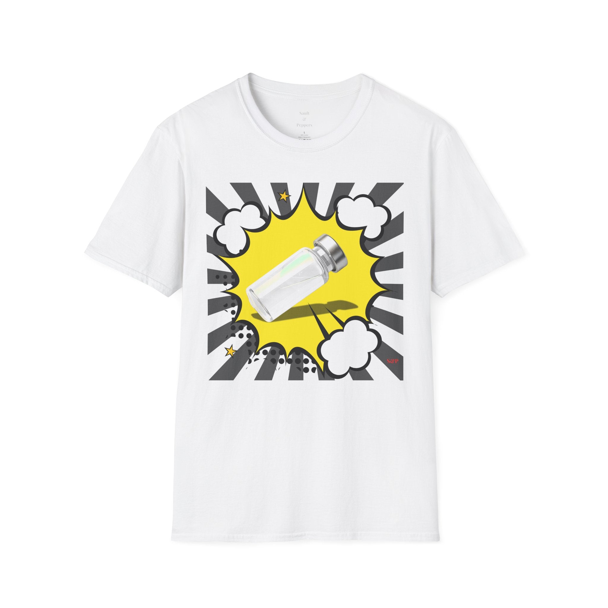 Clear Vial Pop Art T-Shirt — Retro