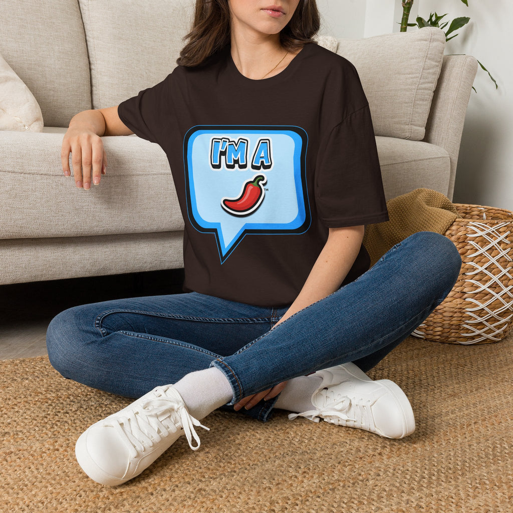 Blue Chat Bubble “I’m A Pepper” T-Shirt