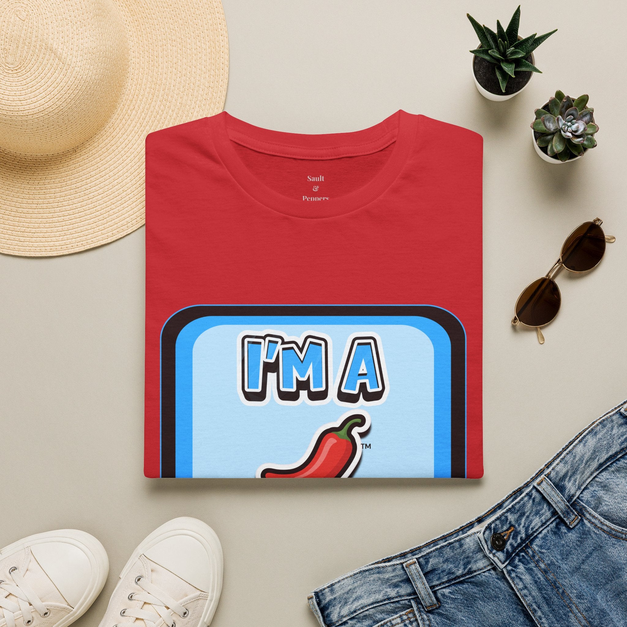 Blue Chat Bubble “I’m A Pepper” T-Shirt
