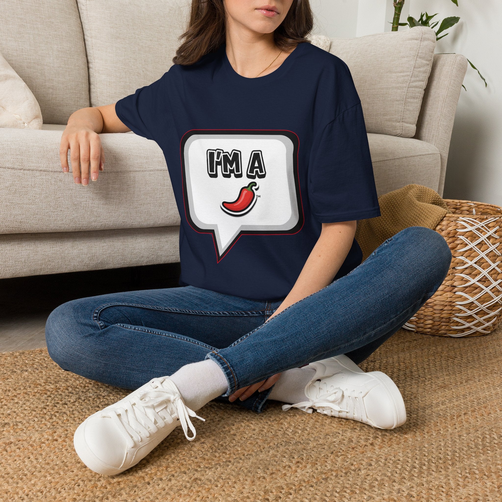 Black Chat Bubble "I'm A Pepper" T-Shirt