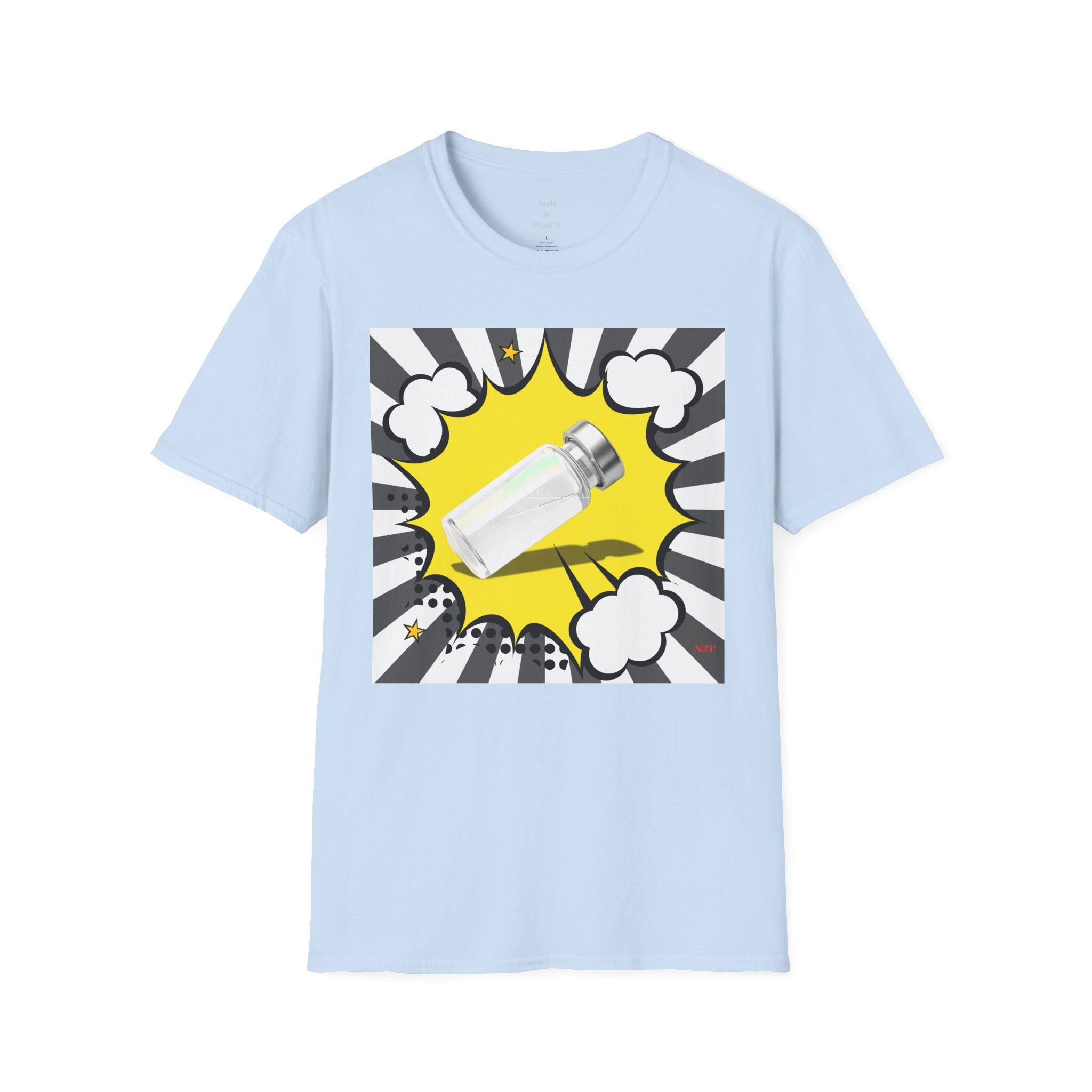 Clear Vial Pop Art T-Shirt — Retro