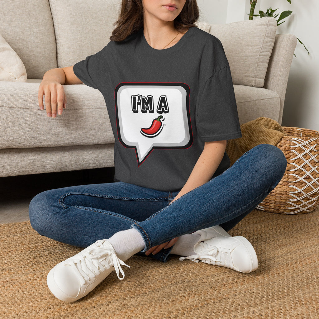 Black Chat Bubble "I'm A Pepper" T-Shirt