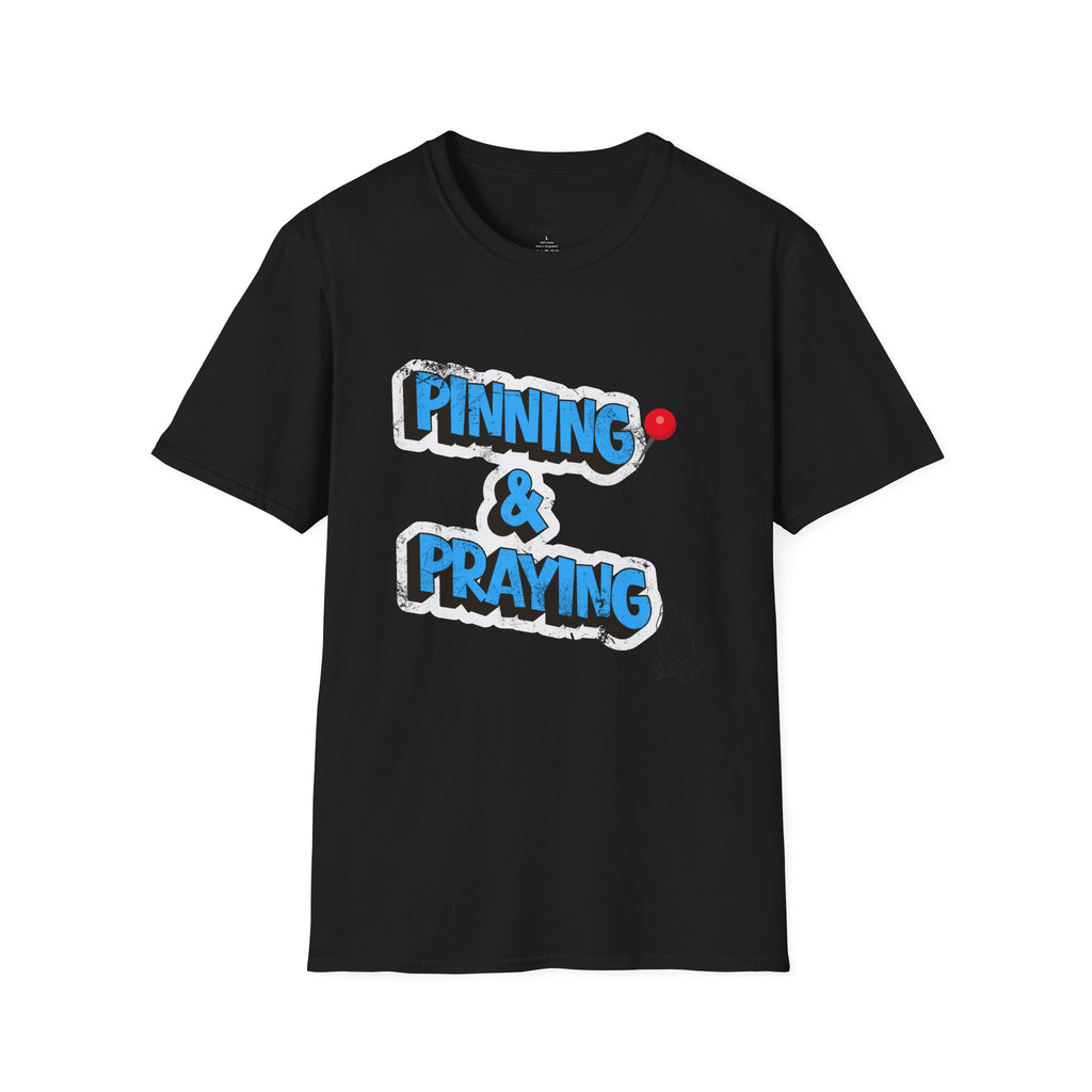 Pinning & Praying T-shirt Blue/Yellow