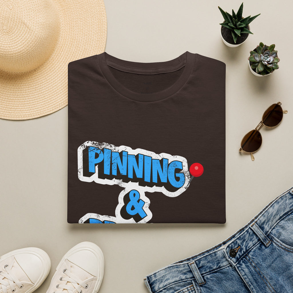 Pinning & Praying T-shirt Blue/Yellow