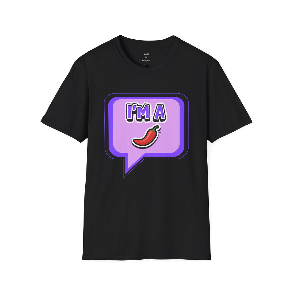 Purple "I’m A Pepper" Bubble Chat T-Shirt