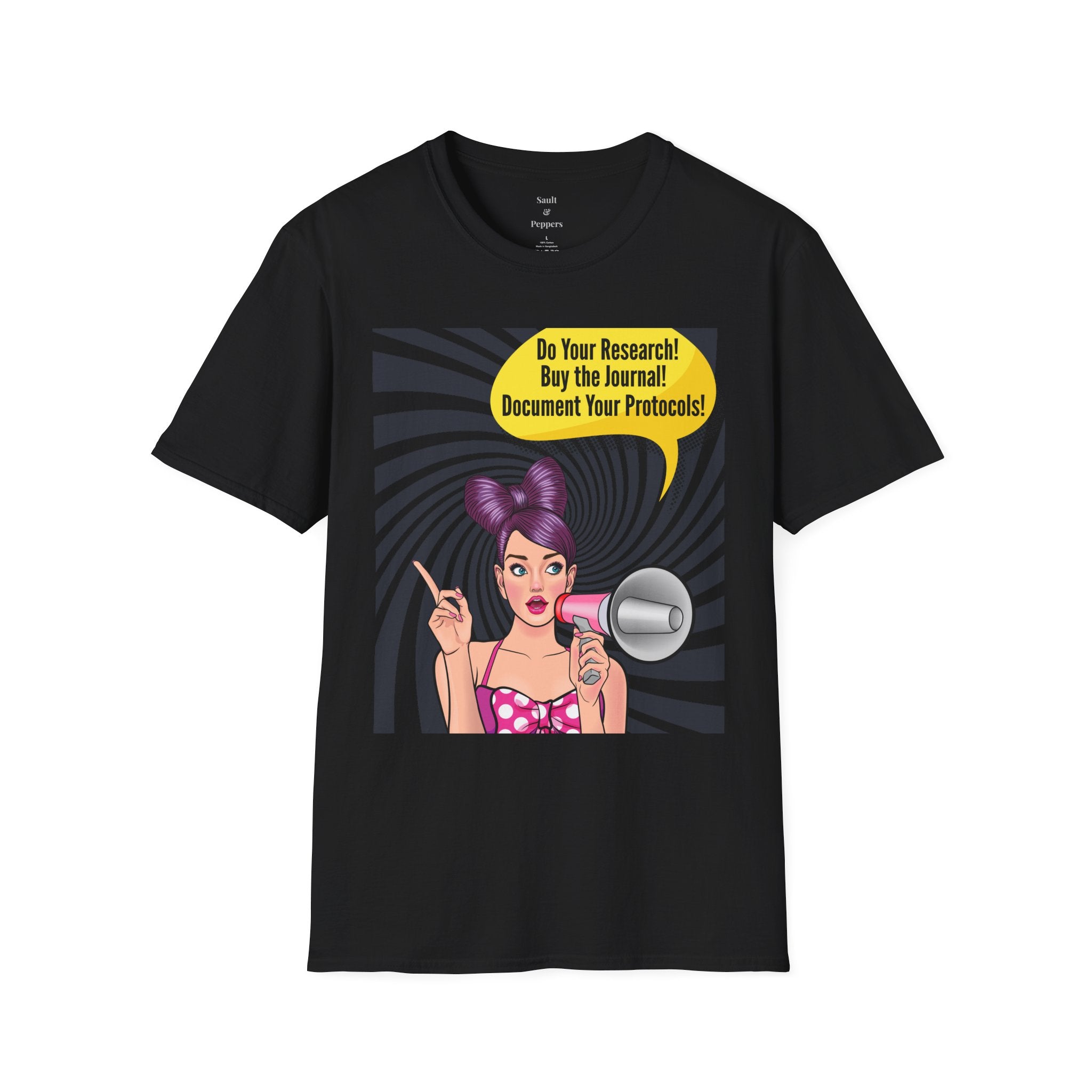 Research Protocols PSA Pop Art T-Shirt