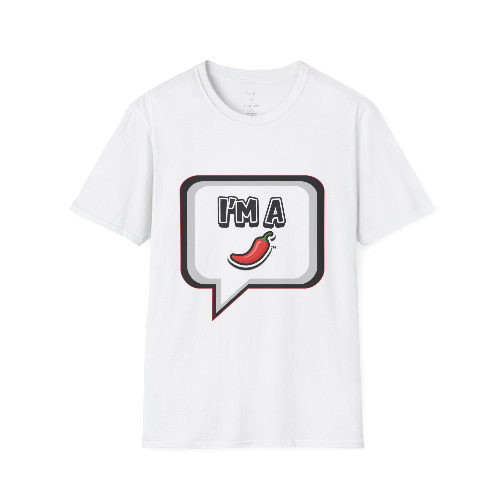 Black Chat Bubble "I'm A Pepper" T-Shirt