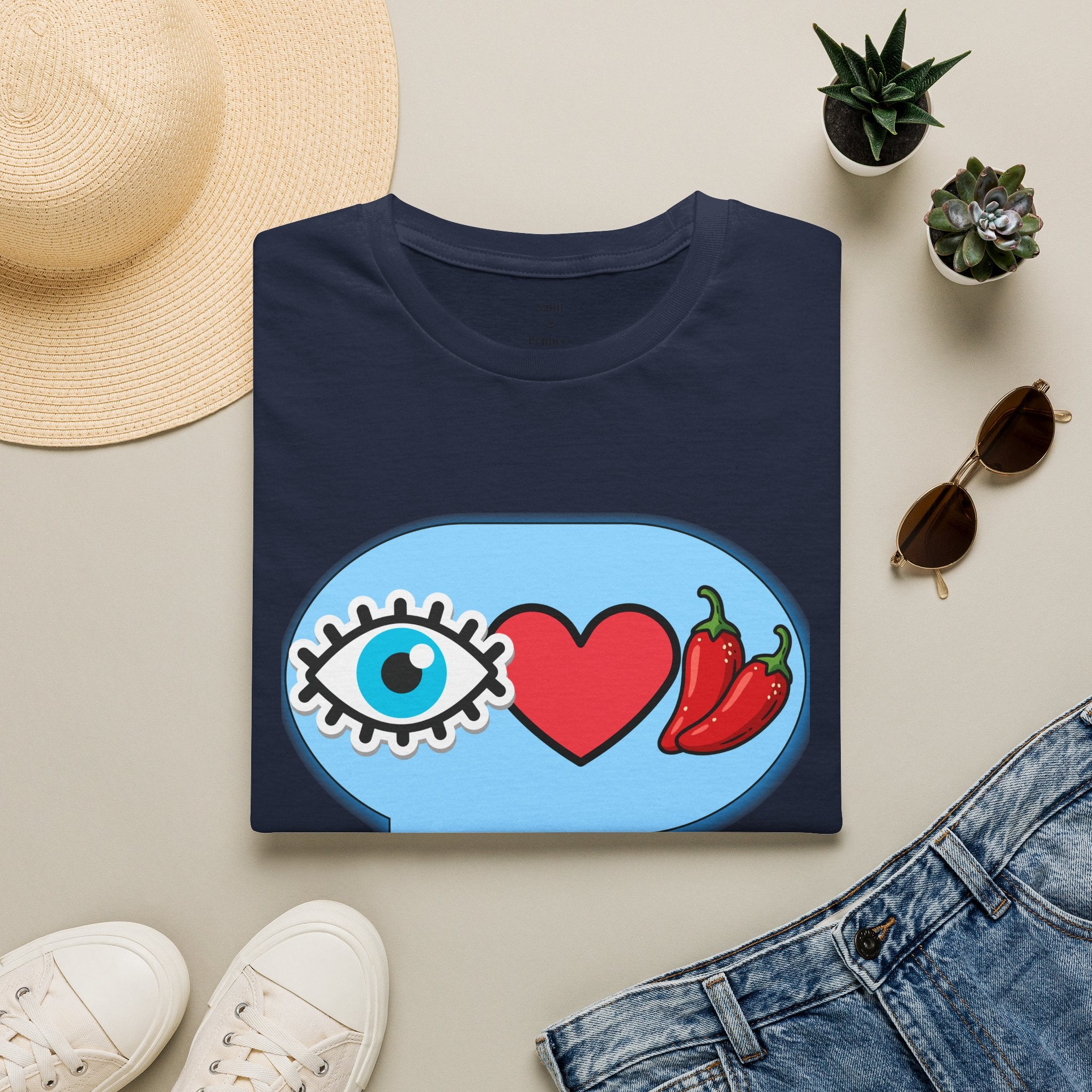 Blue Eye Love Peppers T-Shirt