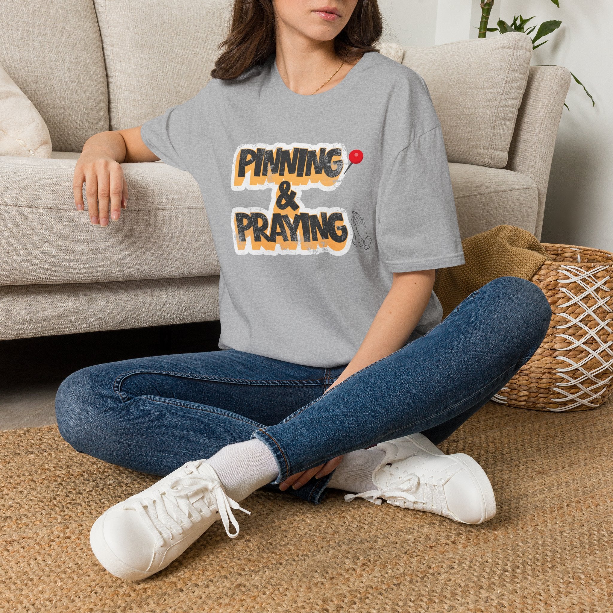 Pinning & Praying T-Shirt Blk/Yellow