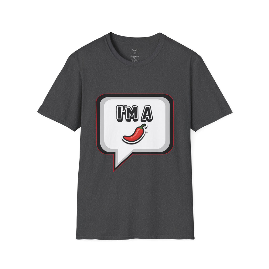 Black Chat Bubble "I'm A Pepper" T-Shirt